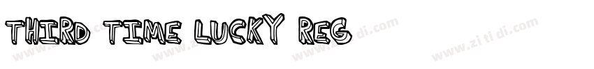 Third Time Lucky Reg字体转换